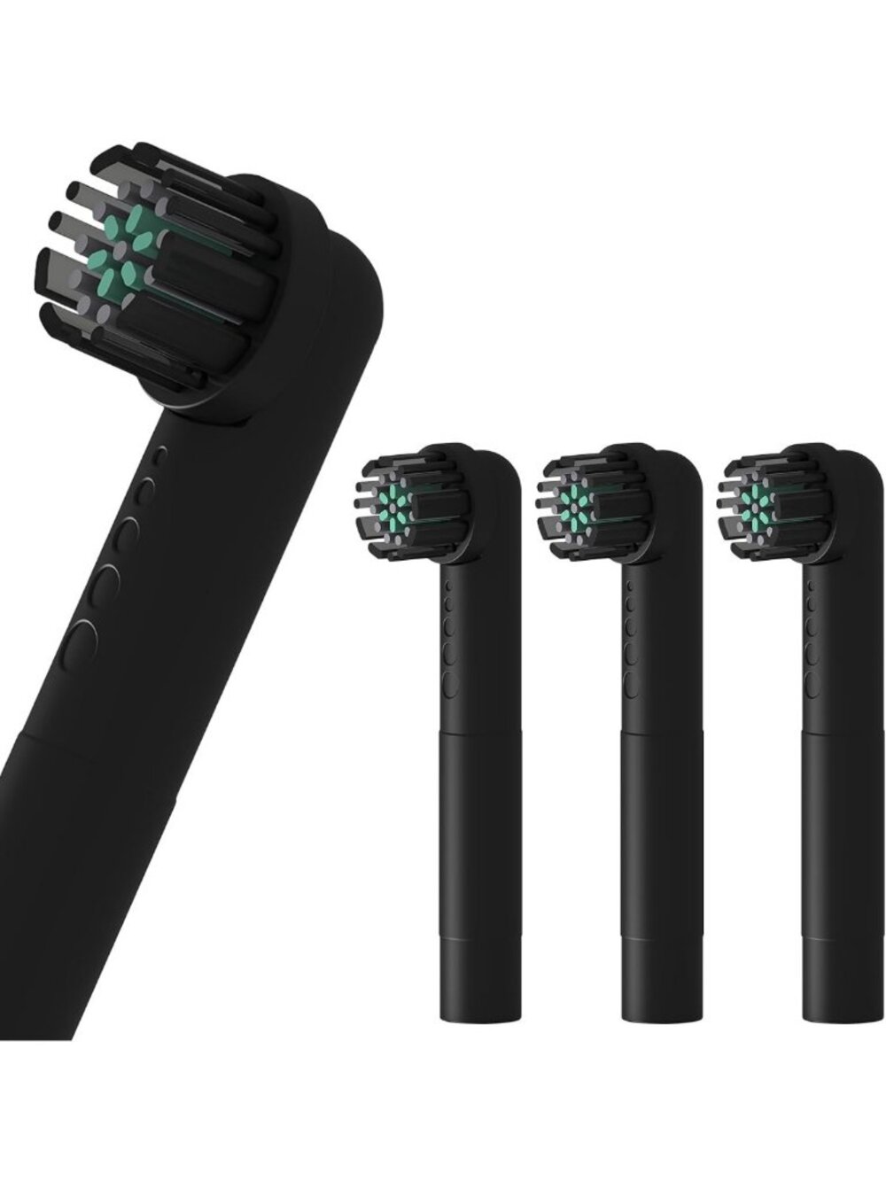 Replacement Toothbrush Heads for 360 Oscillating Electric Brush - Soft Bristles